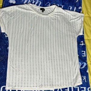 White shirt with Crystals